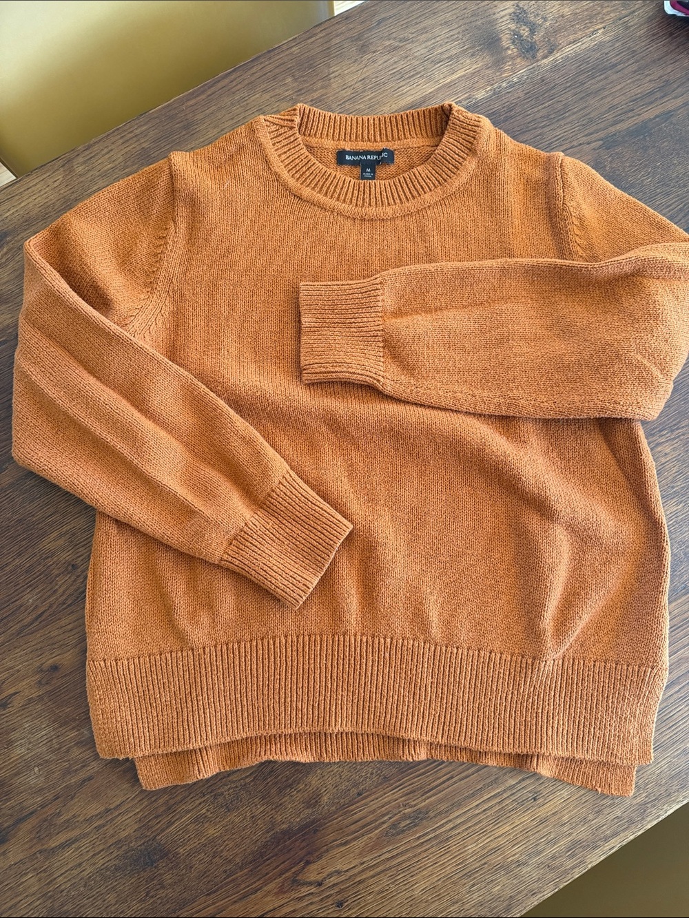 Banana Republic Crewneck Sweater - Burnt Orange